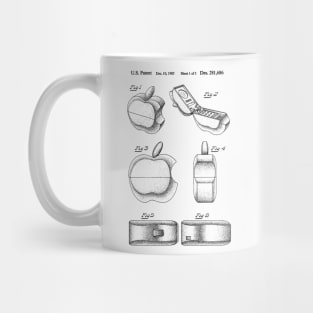 Apple Cellphone Patent 1985 Mug